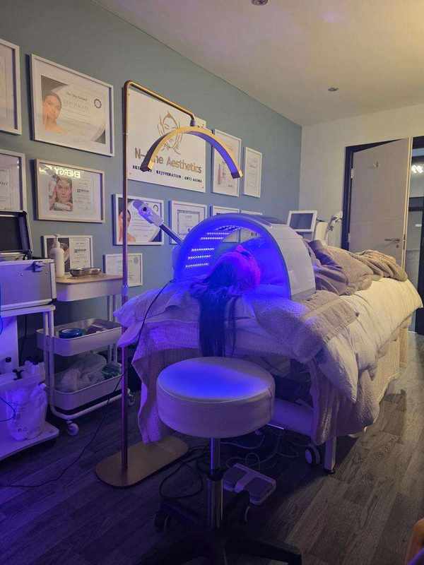 Professional aesthetic clinic consultation room