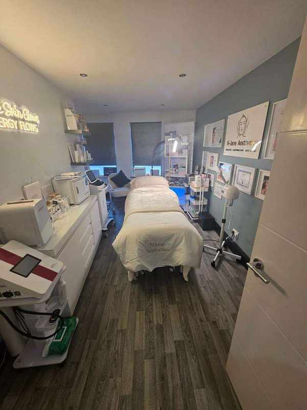 Client receiving luxury facial treatment